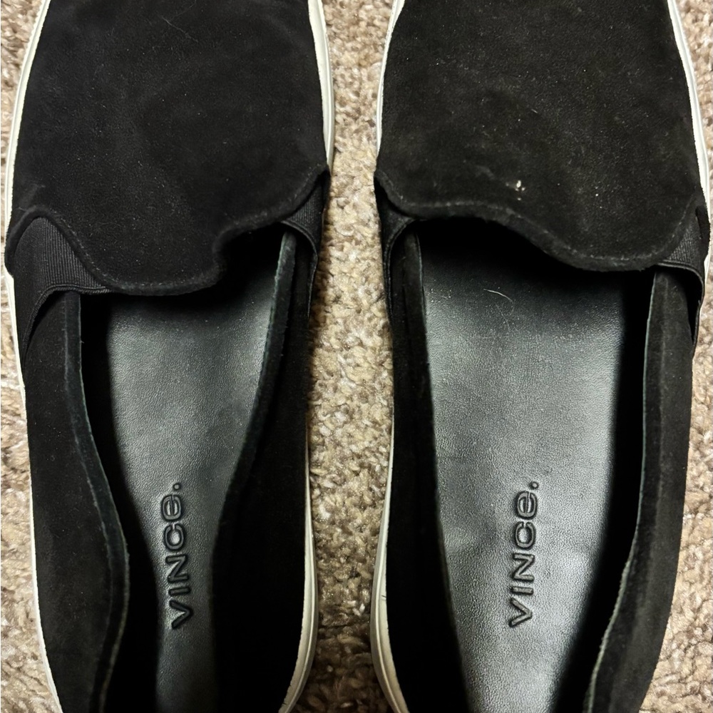 Vince Preston Women's Black Slip-On Shoes
